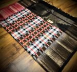 Traditional elegant Kanchipuram pure silk saree fusion with Digital print