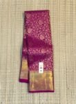 Royal Magenta Silk Saree with Rich Gold Zari Weaving