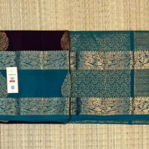 Royal Dual-Tone Gold Zari Silk Saree