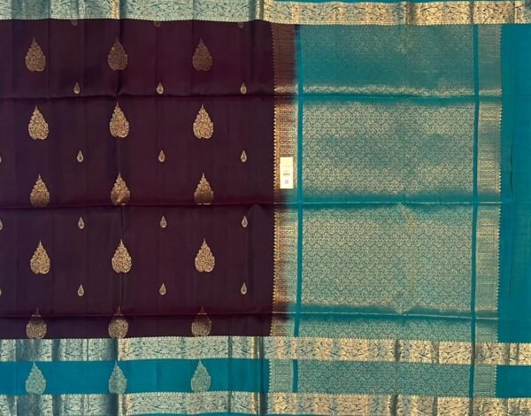 Royal Dual-Tone Gold Zari Silk Saree