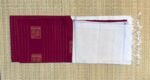 Classic Maroon Silk Saree with Traditional Gold Zari Motifs and Ivory Pallu