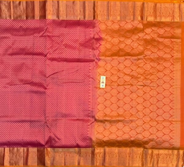 Royal Magenta & Antique Gold Zari Silk Saree with Ornate Pallu