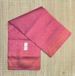 Royal Pink & Gold Zari Kanjivaram Silk Saree with Floral Brocade