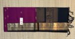 Royal Magenta Saree with Gold Zari Jacquard Border & Designer Pallu
