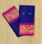 The Royal Azure & Magenta "Varnam" Saree