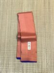 Divine Pure White & Deep Violet Kanchipuram Silk Saree