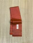 Radiant Copper-Orange and Crimson Pure Soft Silk Saree with Rich Gold Zari Work