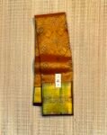 Regal Deep Violet Soft Silk Saree with Ornate Mustard Yellow Pallu and Rich Gold Zari Grid Work
