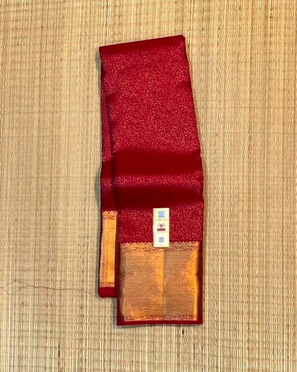 Stunning Rani Pink Soft Silk Saree with All-Over Gold Zari Jaal and Traditional Temple Border