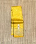 Divine Haldi Yellow Kanjivaram Silk Saree with All-Over Gold Zari Weaving