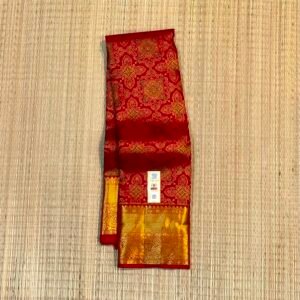 Elegant Mustard Yellow Soft Silk Saree with Rich Gold Zari Brocade and Contrast Maroon Border