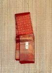 Classic Red Kanchipuram Silk Saree with Rich Gold Zari Weaving, Broad Gold Border & Traditional Brocade Pallu