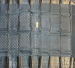 Elegant Grey Pure Silk Silver Zari Kanchipuram Saree