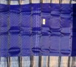Royal Blue Pure Silk Silver Zari Kanchipuram Saree