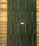 Deep Bottle Green & Cream Pure Silk Saree with Elegant Gold Zari Brocade