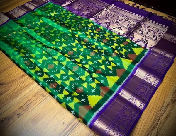 Emerald Royale Gold Zari Silk Saree