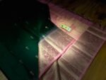 Emerald Green & Baby Pink Kanjivaram Silk Saree with Gold Zari Buttas