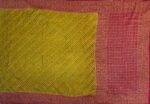 Elegant Olive Green Gold Zari Georgette Saree with Contrast Pink Rich Woven Border & Designer Pallu