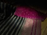 Elegant Black Gold Zari Georgette Saree with Contrast Magenta Rich Woven Border & Floral Pallu