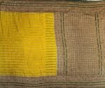 Elegant Mustard Yellow Gold Zari Georgette Saree with Contrast Deep Green Rich Woven Border & Designer Pallu
